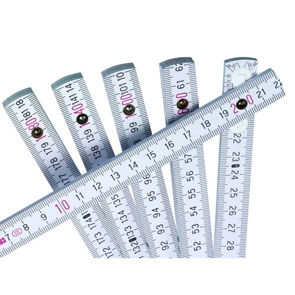 Linex Wooden Folding Ruler - 2m/78" 6 Linex Wooden Folding Ruler - 2m/78" - Image 4