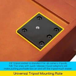 MEEDEN Table Easel Pochade Box - Walnut 11 MEEDEN Table Easel Pochade Box - Walnut -Painting Supplies MEEDEN POCHADE BOX 5