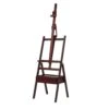MEEDEN Forward Tilt H Frame Floor Easel With Drawer - Deep Walnut -Painting Supplies MEEDEN TILTED EASEL 3