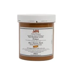 Michael Harding Non-Absorbent Acrylic Primer - Raw Sienna Dark (Semi-Transparent)