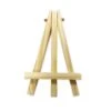 Mini Wooden Display Easels - Pine Wood - 125mm X 73mm - Pack Of 10 -Painting Supplies MINI easel
