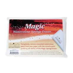 Frisk Magic Watercolour Sponge Eraser Pack Of 4 -Painting Supplies Magic Watercolour Sponge Eraser 4