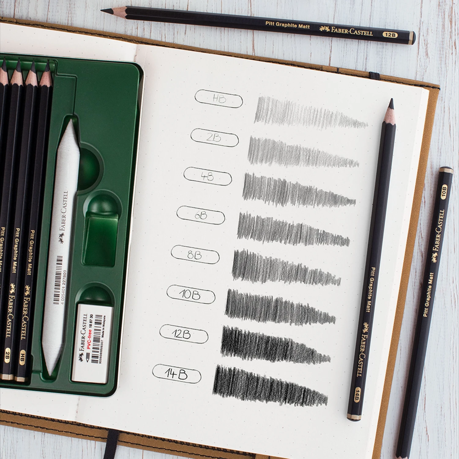 Faber-Castell Pitt Graphite Matt Pencils Tins 5 Faber-Castell Pitt Graphite Matt Pencils Tins - Image 3