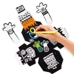 Maped Creativ Mini Box - Velvet Colouring Money Box Kit -Painting Supplies Mini Box Velvet 4