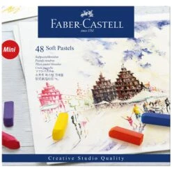 Faber-Castell Mini Soft Pastel Sets -Painting Supplies Mini Soft Pastels 48 1