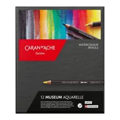 Caran D'Ache Museum Aquarelle Pencils - Assorted Sets -Painting Supplies Museum Aquarella 12