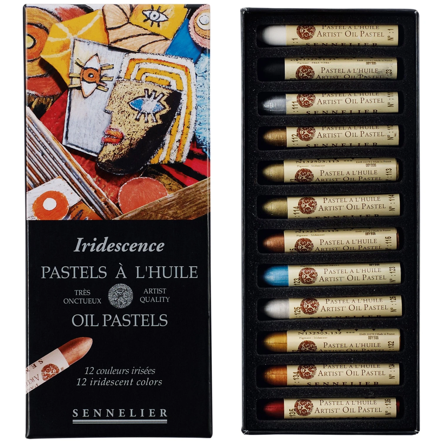 Sennelier Iridescent Artists Quality Oil Pastel Sets 3 Sennelier Iridescent Artists Quality Oil Pastel Sets