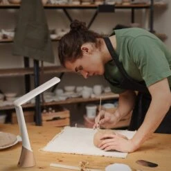 Daylight Company Smart Go Portable Lamp -Painting Supplies N1370 Smart Go AG 04 Decorating ceramic bowl in pottery workshop scaled 1