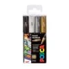 POSCA Markers - 0.7mm - 4 Mono Tones - PC-1M -Painting Supplies PC 1M 4 Mono Tones 1