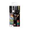 POSCA Markers - 2.5mm - 4 Mono Tones - PC-5M -Painting Supplies PC 5M 4 Mono Tones 1