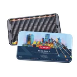 Derwent Procolour Pencil Metal/Tin Box Sets 10 Derwent Procolour Pencil Metal/Tin Box Sets -Painting Supplies PROCOLOUR tin 36
