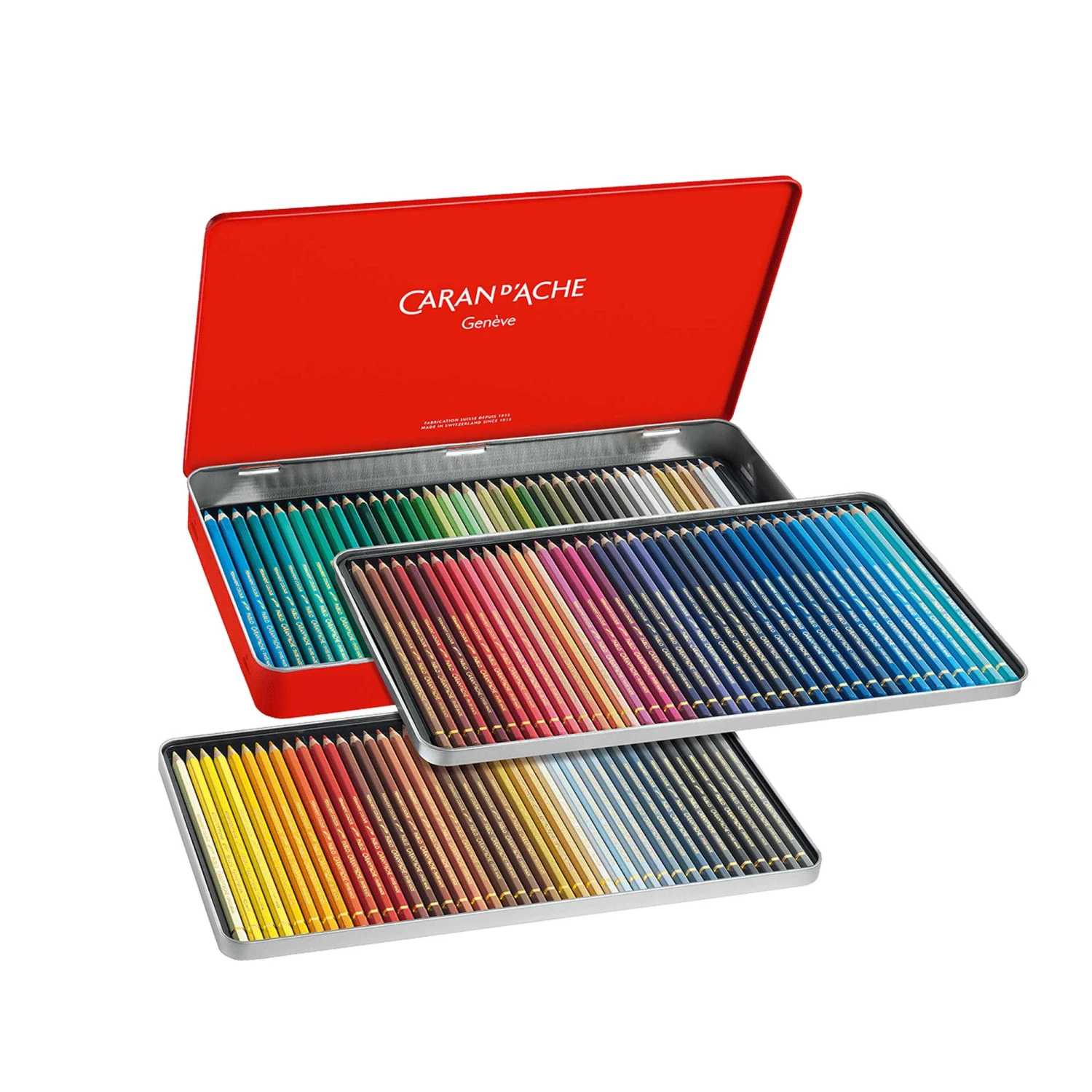Caran D'Ache Pablo Coloured Pencils Tin Of 120 3 Caran D'Ache Pablo Coloured Pencils Tin Of 120