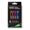 Liquitex Paint Marker - Set Of 6 X 2mm - VIBRANT Colours 2 Liquitex Paint Marker - Set Of 6 X 2mm - VIBRANT Colours -Painting Supplies Paint Marker Vibrant 1