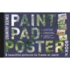 Paint Pad Poster Book: Country Scenes: 5 Beautiful Pictures To Frame Or Paint