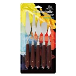 ARTessentials Palette Knife Set For Oils And Acrylics - 5 Piece -Painting Supplies Painting palette knives set