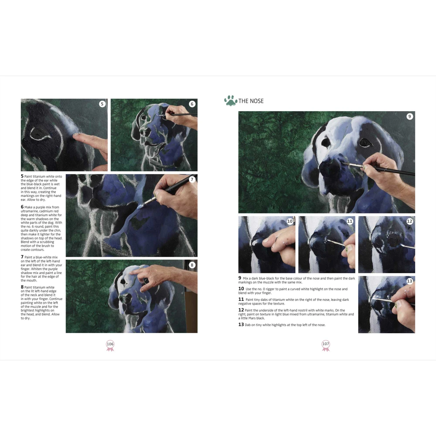 Painting Dog Portraits In Acrylics - D. White 6 Painting Dog Portraits In Acrylics - D. White - Image 4