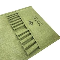 Panart Brush Wrap For 12 Short Handled Brushes 10 Panart Brush Wrap For 12 Short Handled Brushes -Painting Supplies Panart green brush wrap 2