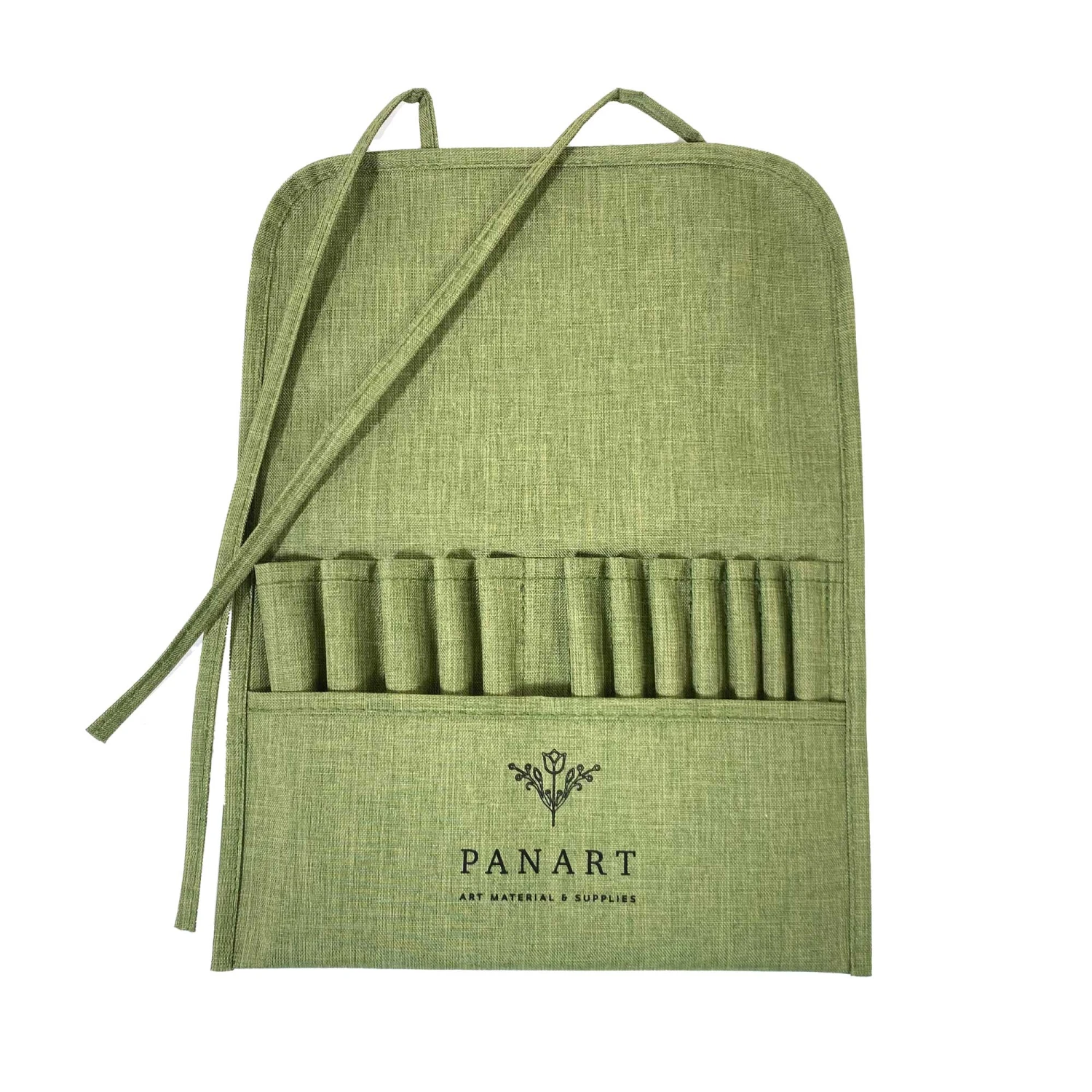 Panart Brush Wrap For 12 Short Handled Brushes 3 Panart Brush Wrap For 12 Short Handled Brushes