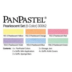 PanPastel Pearlescent Colours - Set Of 6 -Painting Supplies Pearlescent Set 6 3