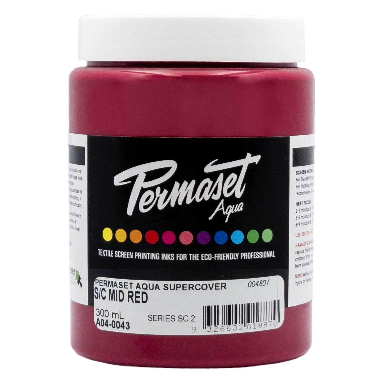 Permaset Aqua Supercover Screen Printing Ink - 300ml 3 Permaset Aqua Supercover Screen Printing Ink - 300ml
