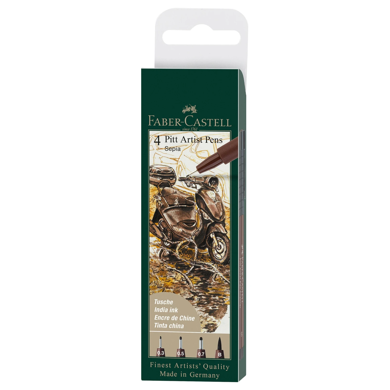 Faber-Castell Fine Pitt Brush Pen Sets Of 4 7 Faber-Castell Fine Pitt Brush Pen Sets Of 4 - Image 5