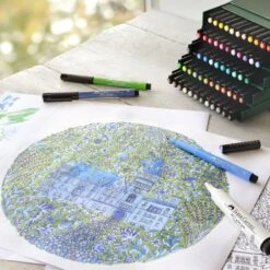 Faber-Castell Pitt Pens Brush Set Of 60 -Painting Supplies Pitt Pens 60 3