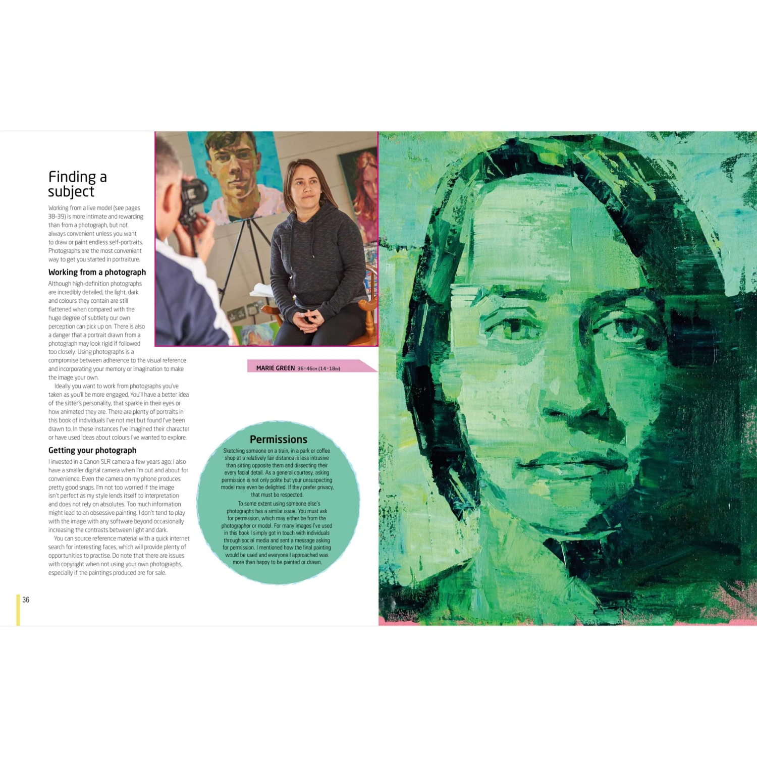 Painting Portraits In Acrylics - H. Akib 5 Painting Portraits In Acrylics - H. Akib - Image 3