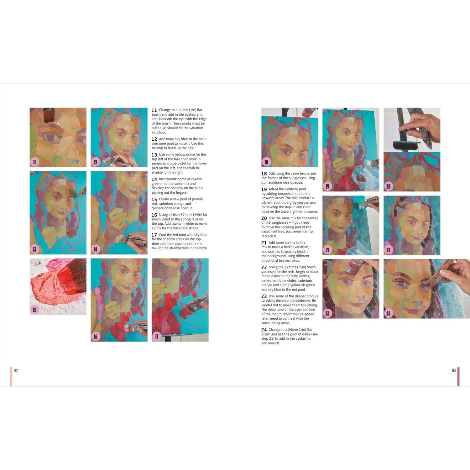 Painting Portraits In Acrylics - H. Akib 6 Painting Portraits In Acrylics - H. Akib - Image 4