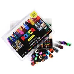 POSCA PC-8K - 33 Colours Collection - Large Chisel 8mm -Painting Supplies Posca PC 8K 33 Collection 2