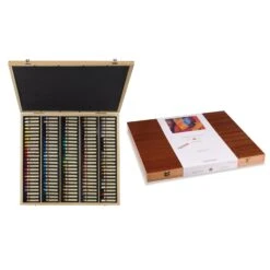 Sennelier 120 Oil Pastel Wooden Box Set -Painting Supplies S12 132518 120