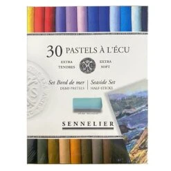 Sennelier 30 Seascape Extra-Soft Pastels - Half Stick Size