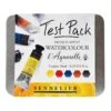 Sennelier L'Aquarelle Watercolour - Test Set Of 5 X 10ml Tubes -Painting Supplies Sennelier watercolour test pack 2