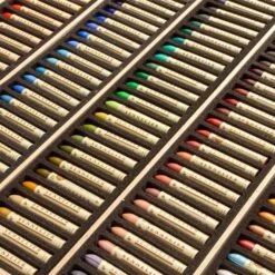 Sennelier 120 Oil Pastel Wooden Box Set -Painting Supplies Sennelier wooden box 120