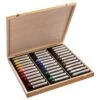 Sennelier Oil Stick - Wooden Box Set Of 36 X 38ml -Painting Supplies Sennelier Oil Sticks Wood 1