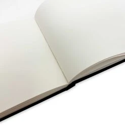 Seawhite Case-Bound Hardback Sketchbook - 140gsm - LANDSCAPE -Painting Supplies Sketchbook close up