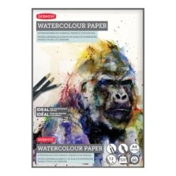 Derwent Smooth Watercolour Paper Pads - 300gsm - 12 Sheets -Painting Supplies Smooth Watercolour Paper 2