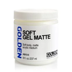 GOLDEN Soft Gel 237ml -Painting Supplies Soft Gel Matte