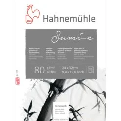 Hahnemühle Sumi-e Pad - 80gsm - 20 Sheets - 24 X 32cm