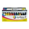 Daler-Rowney System3 Original Acrylic Studio Set - 10 X 37ml Tubes WITH FREE BRUSH -Painting Supplies Sys3 Original Studio Set 1