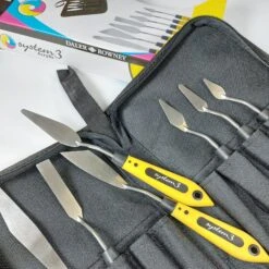 Daler-Rowney System3 Painting Palette Knives Set 7 Daler-Rowney System3 Painting Palette Knives Set -Painting Supplies System 3 palette knives set