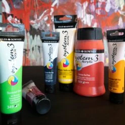 Daler-Rowney System3 Acrylic Paint - 150ml -Painting Supplies System3 Acrylic Mood Shot