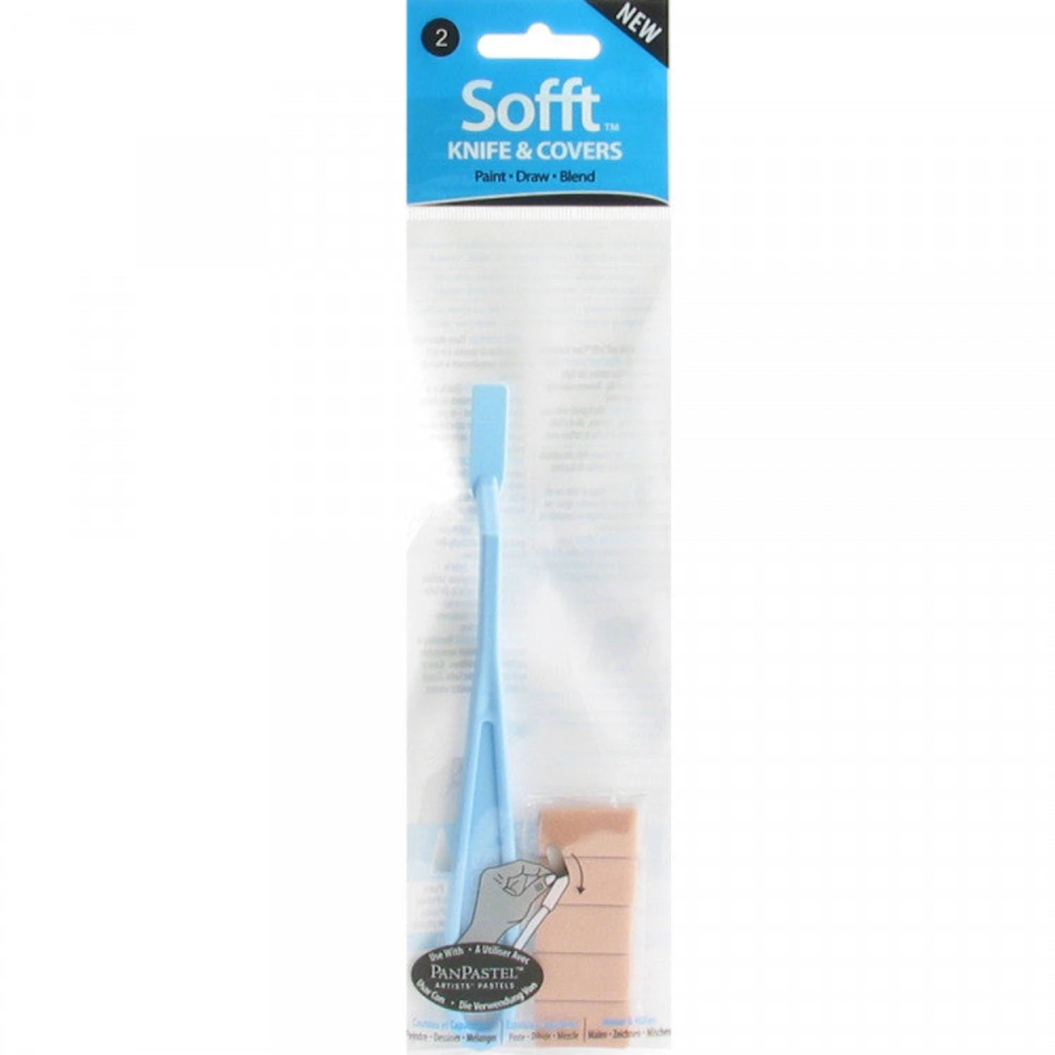 PanPastel - Sofft Knife & Covers - No.2 Flat 4 PanPastel - Sofft Knife & Covers - No.2 Flat - Image 2