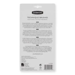 Derwent Techniques Brushes -Painting Supplies Techniques Brushes 3