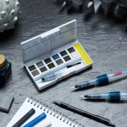 Derwent Tinted Charcoal Paint Pan Set -Painting Supplies Tinted Charcoal Paint 4