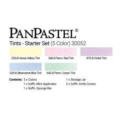PanPastel Starter Set TINTS - Set Of 5 -Painting Supplies Tints Set 5 3
