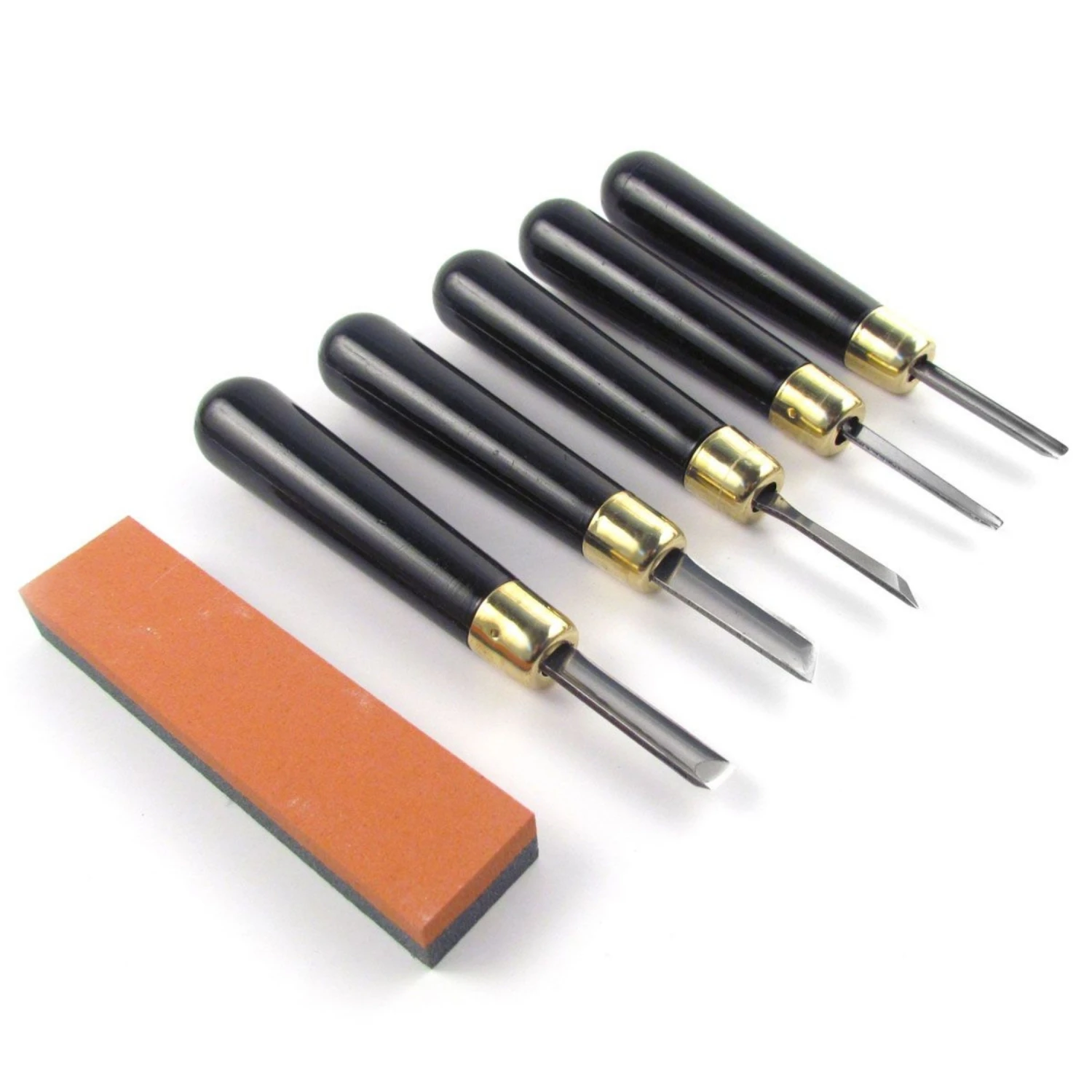RGM Student Lino Set Of 5 Tools + 1 Dual Sharpening Stone 4 RGM Student Lino Set Of 5 Tools + 1 Dual Sharpening Stone - Image 2