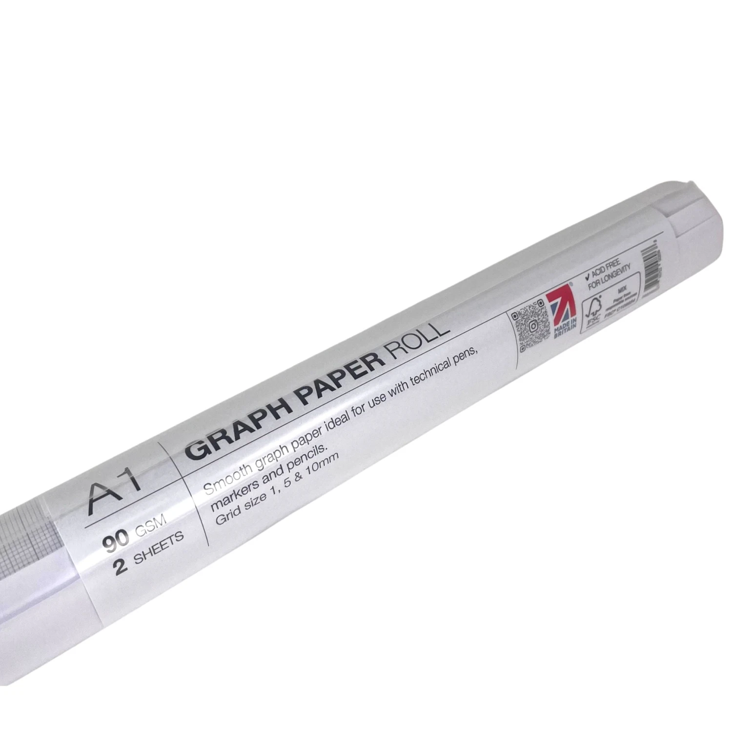 Frisk Graph Paper Roll - 90gsm - 2 Sheets 3 Frisk Graph Paper Roll - 90gsm - 2 Sheets