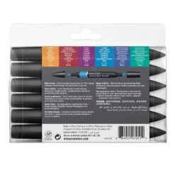 Winsor & Newton Promarker BRUSH - Set Of 6 Rich Tones 7 Winsor & Newton Promarker BRUSH - Set Of 6 Rich Tones -Painting Supplies Untitleddesign 83