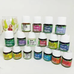 Pebeo Vitrail Glass Paint - 45ml -Painting Supplies Vitrail glass paints
