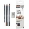 Winsor & Newton Studio Collection Sketching Pencils - Set Of 5 -Painting Supplies WN 4 SKETCHING PENCILS DHI 884955064863